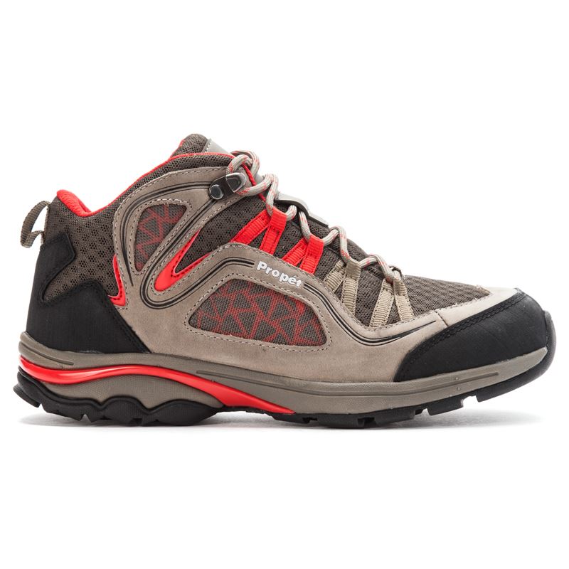 Propet Shoes Women's Propet Peak-Gunsmoke/Red