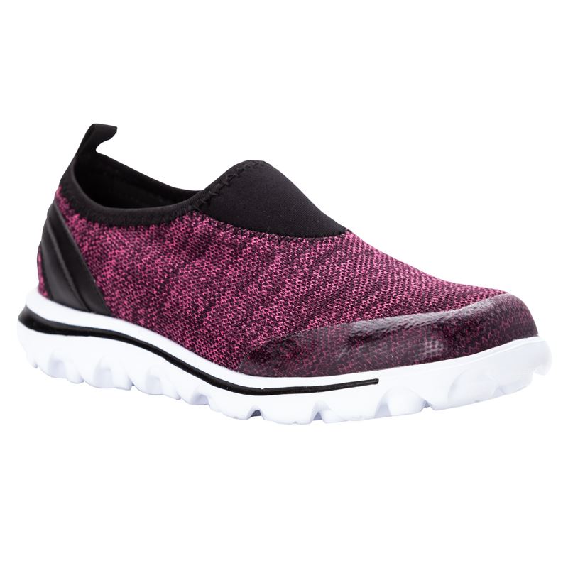 Propet Shoes Women's TravelActive Slip-On-Berry Heather