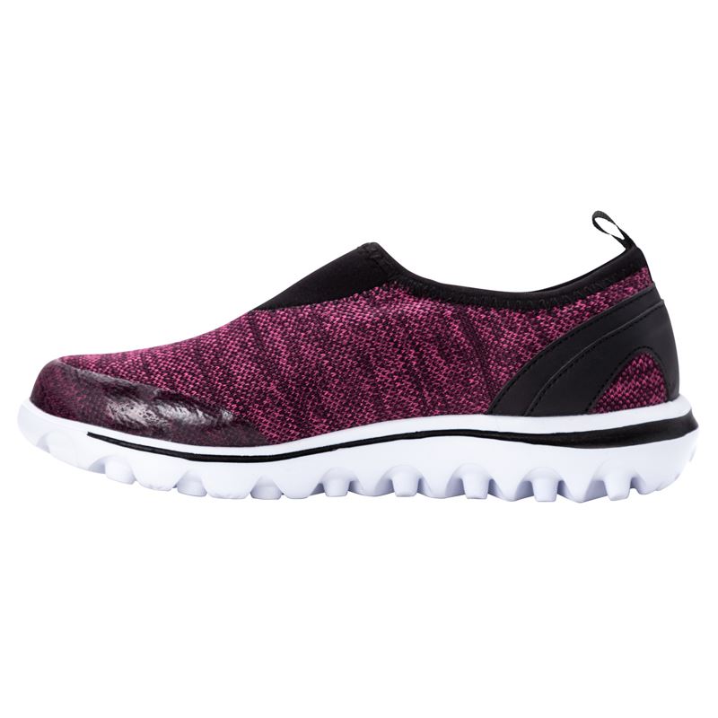 Propet Shoes Women's TravelActive Slip-On-Berry Heather