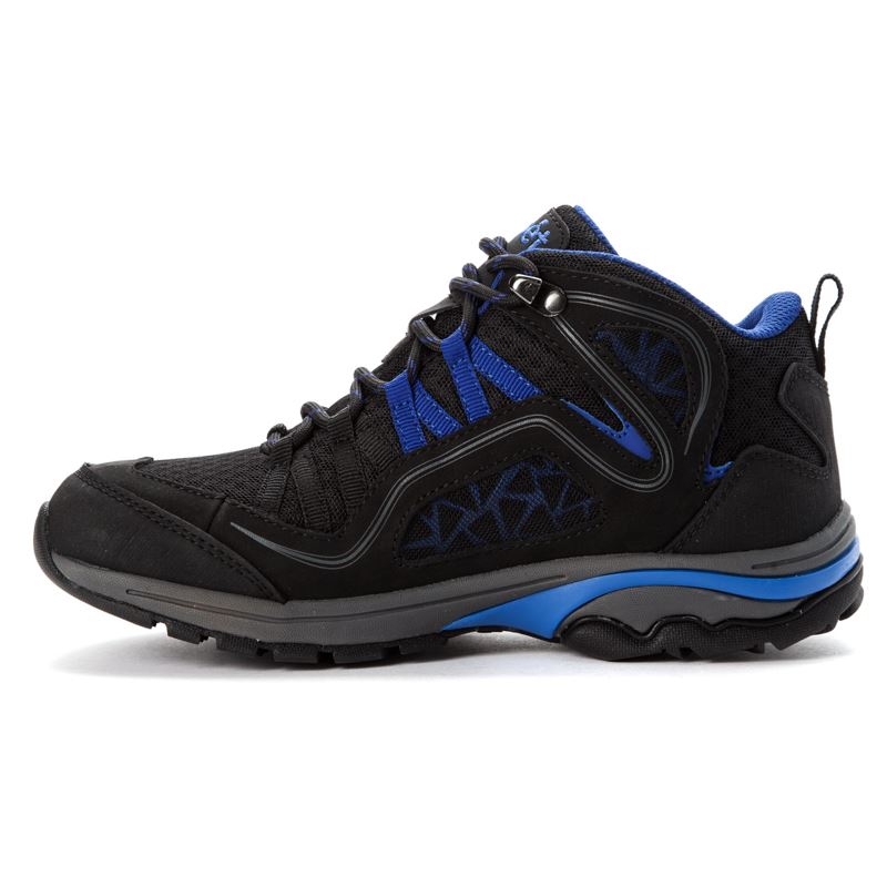 Propet Shoes Women's Propet Peak-Black/Royal Blue