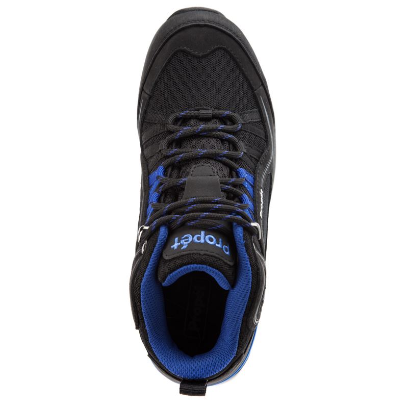 Propet Shoes Women's Propet Peak-Black/Royal Blue - Click Image to Close