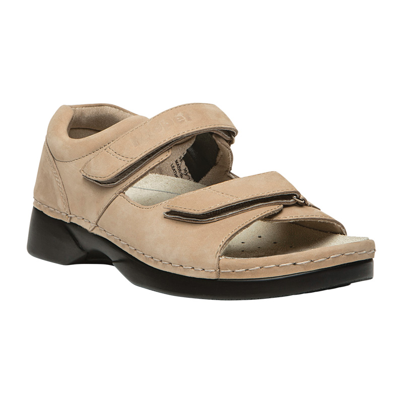 Propet Shoes Women's Pedic Walker-Dusty Taupe Nubuck - Click Image to Close