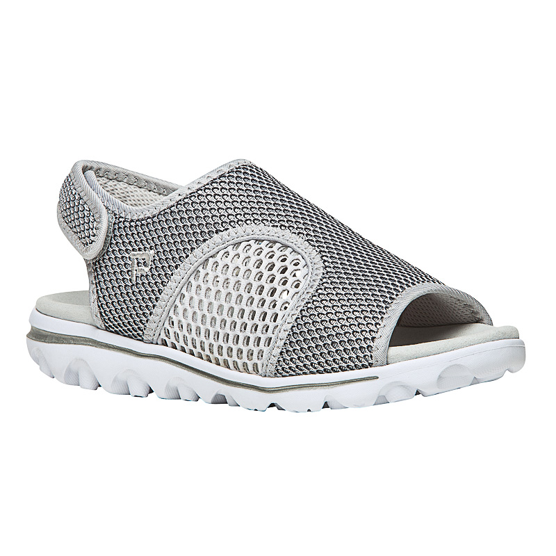 Propet Shoes Women's TravelActiv SS-Silver/Black - Click Image to Close