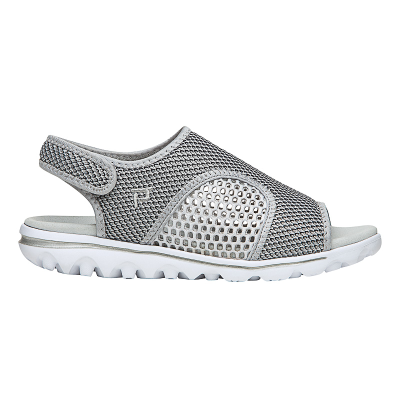 Propet Shoes Women's TravelActiv SS-Silver/Black - Click Image to Close