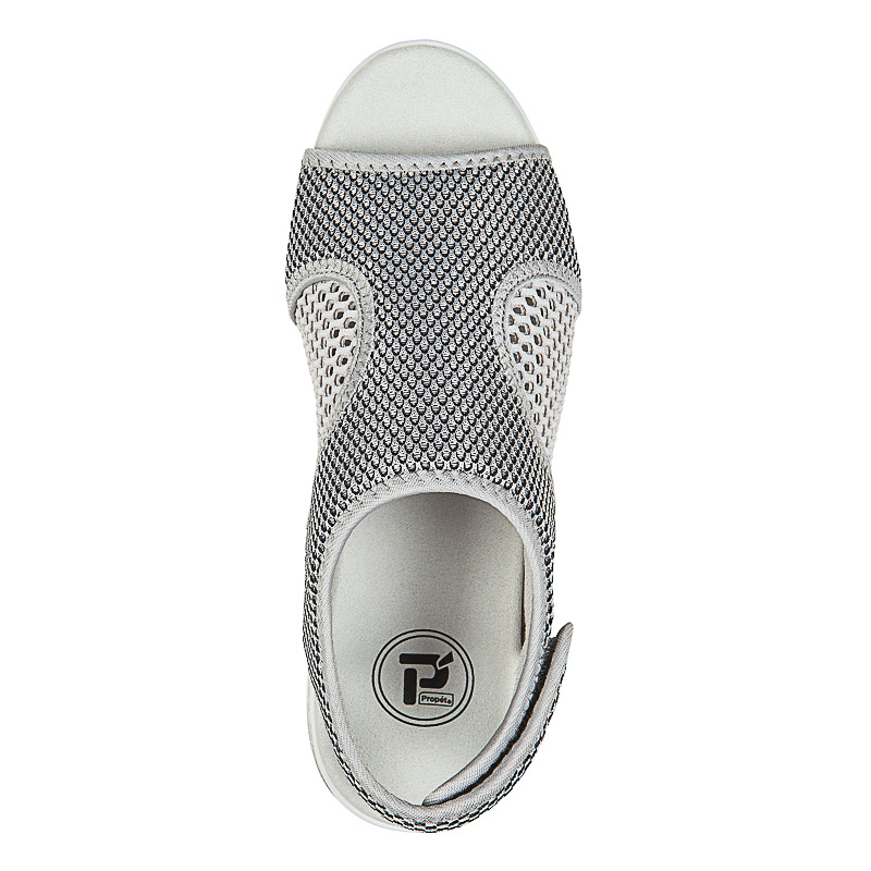 Propet Shoes Women's TravelActiv SS-Silver/Black - Click Image to Close