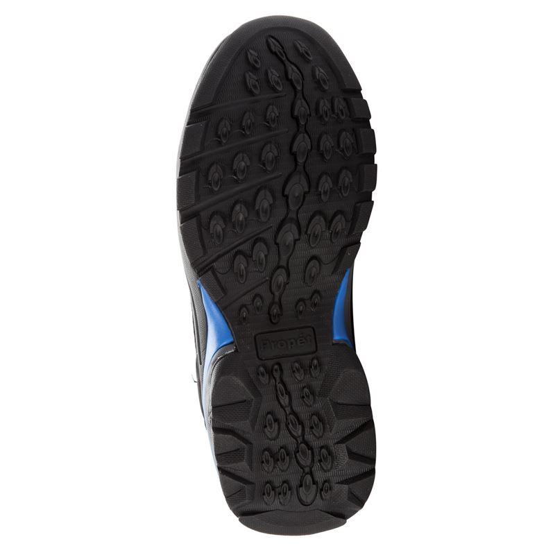 Propet Shoes Women's Propet Peak-Black/Royal Blue - Click Image to Close