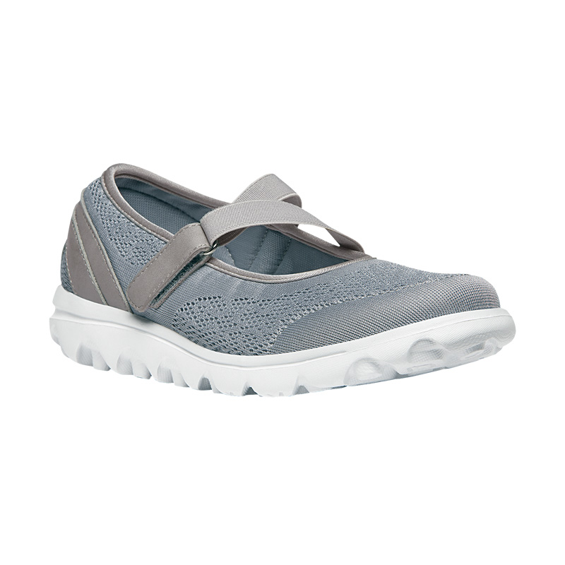 Propet Shoes Women's TravelActiv Mary Jane-Silver