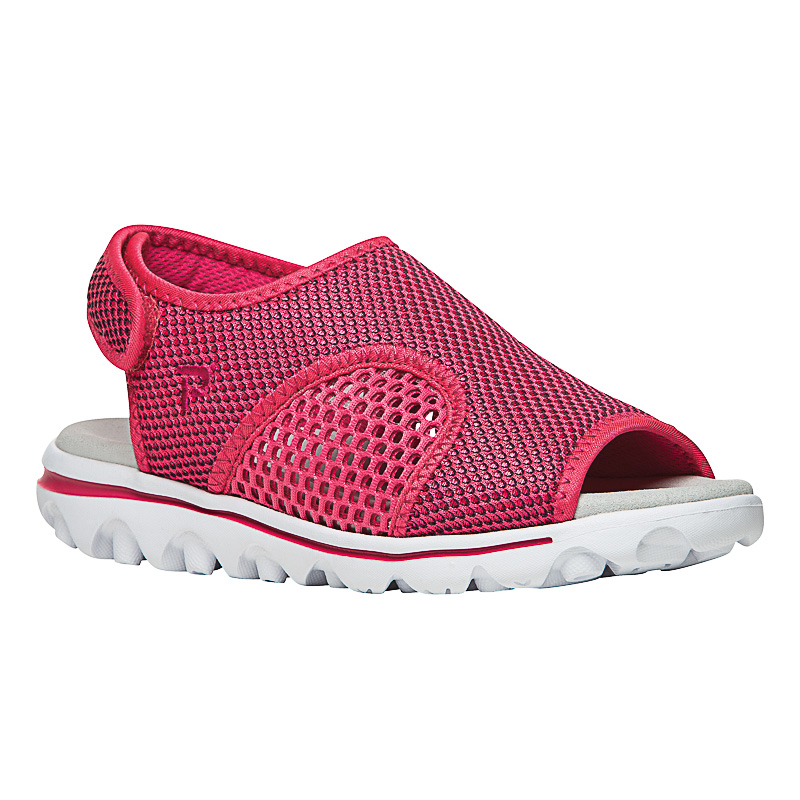 Propet Shoes Women's TravelActiv SS-Red/Black