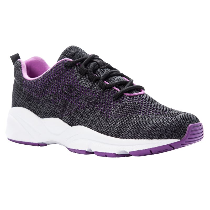 Propet Shoes Women's Stability Fly-Black/Berry - Click Image to Close