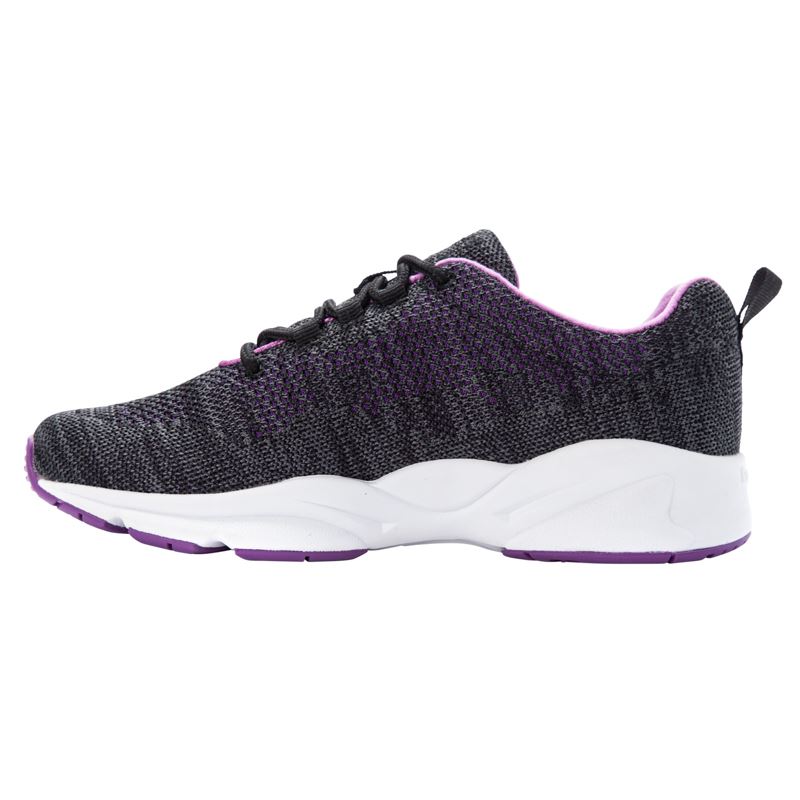 Propet Shoes Women's Stability Fly-Black/Berry