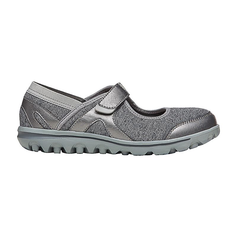 Propet Shoes Women's Onalee-Grey/Silver - Click Image to Close