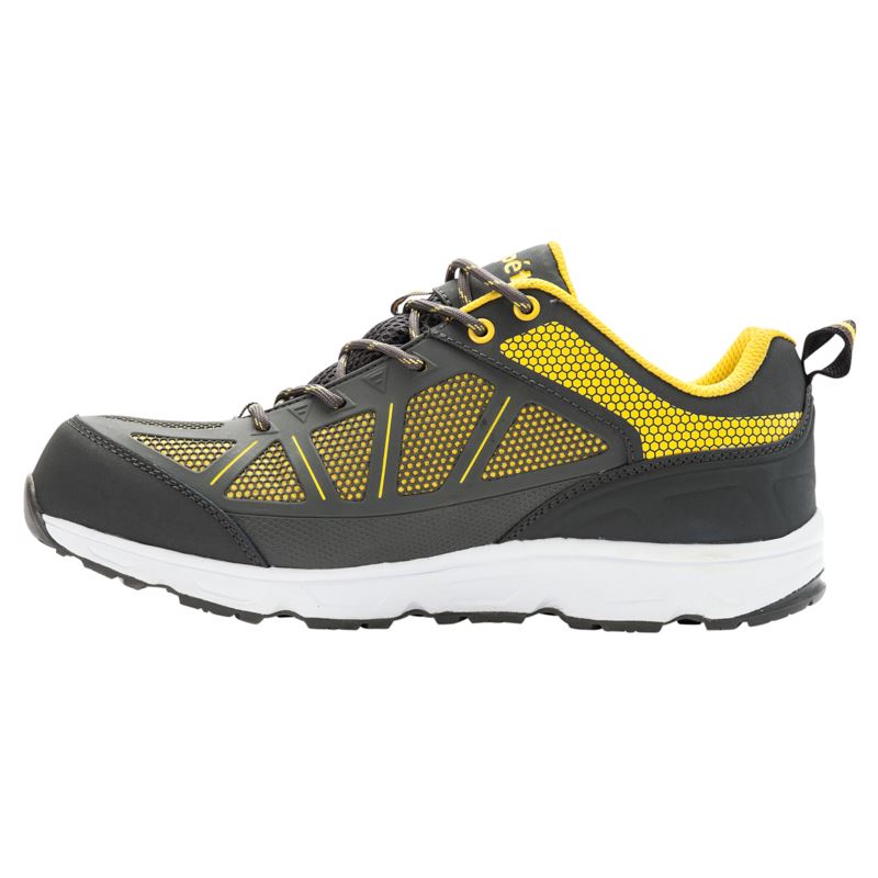 Propet Shoes Men's Seeley-Grey/Yellow