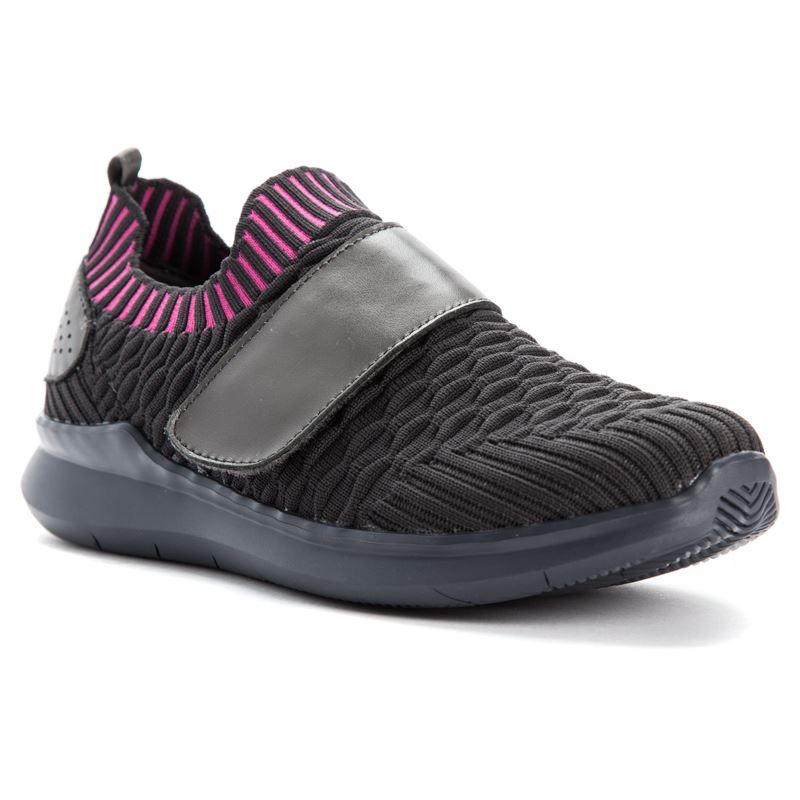 Propet Shoes Women's TravelBound Strap-Dark Grey