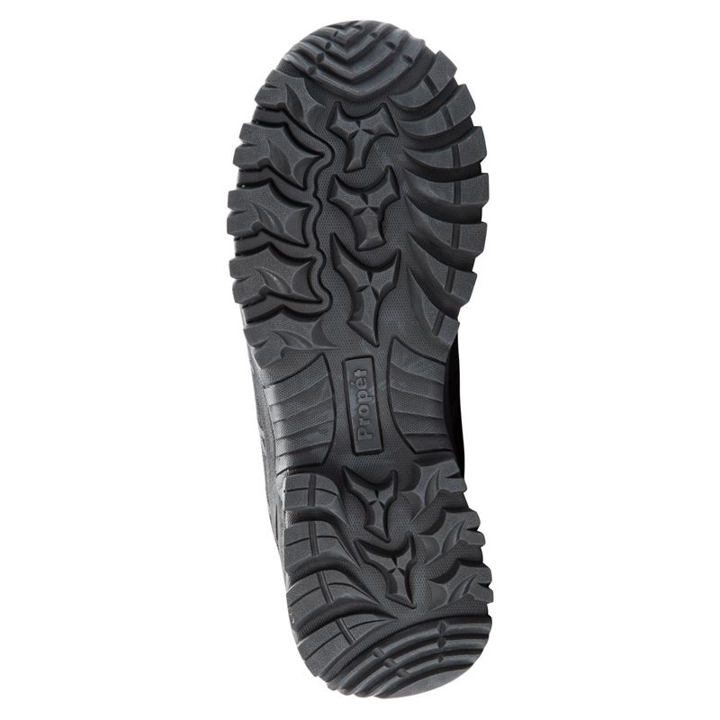 Propet Shoes Men's Traverse-Black/Dk Grey