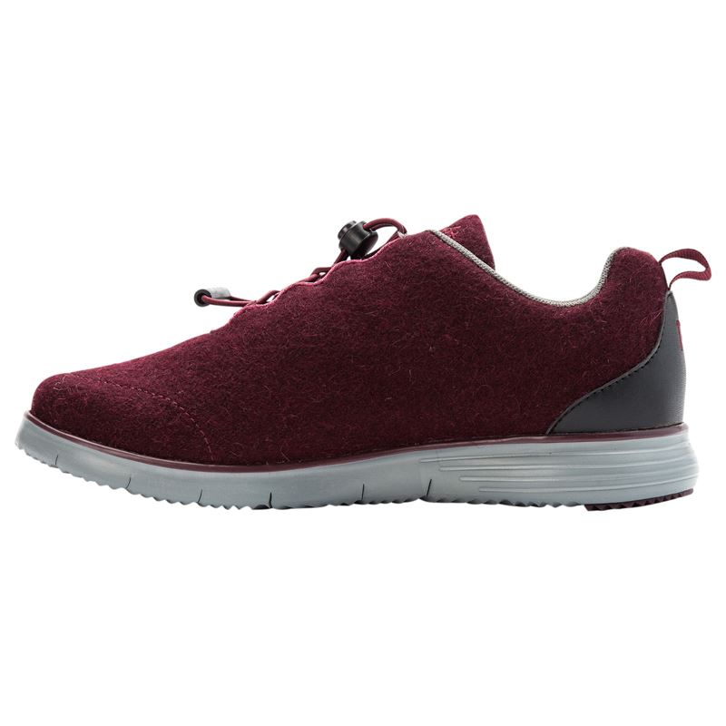 Propet Shoes Women's TravelFit Prestige-Burgundy Flannel