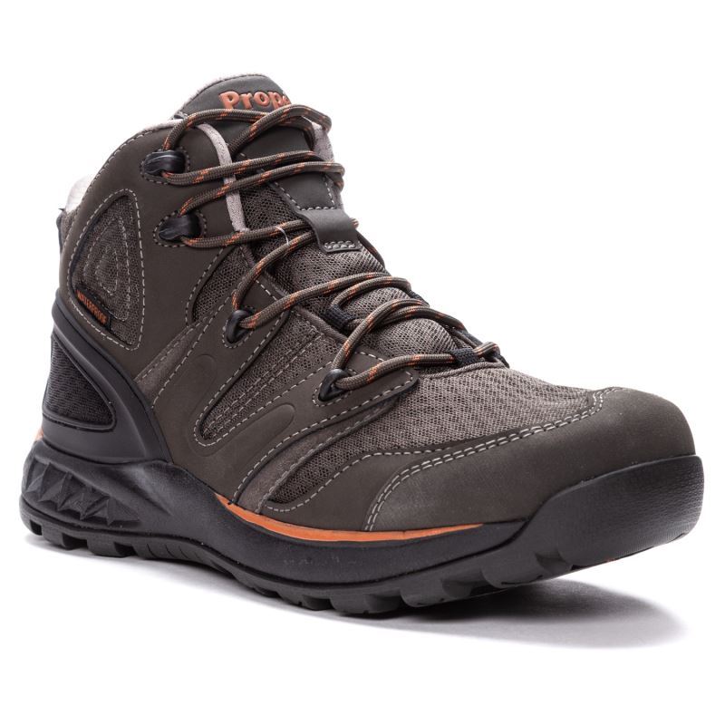 Propet Shoes Men's Veymont-Gunsmoke/Orange - Click Image to Close