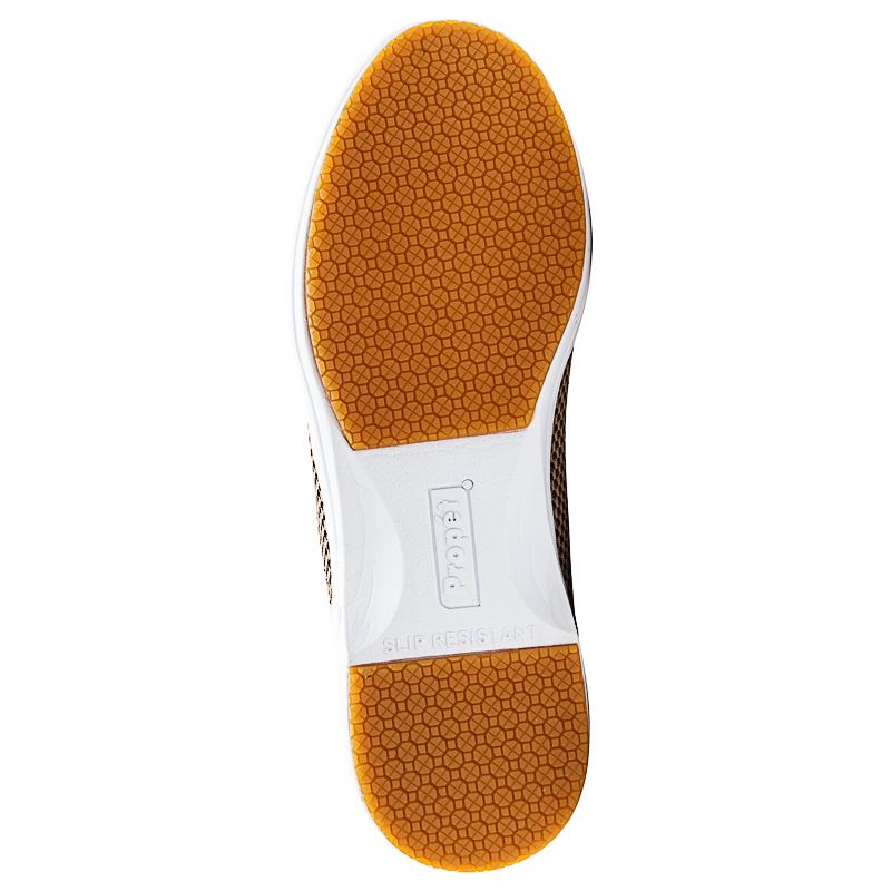 Propet Shoes Women's Washable Walker Slide-Gold Mesh - Click Image to Close