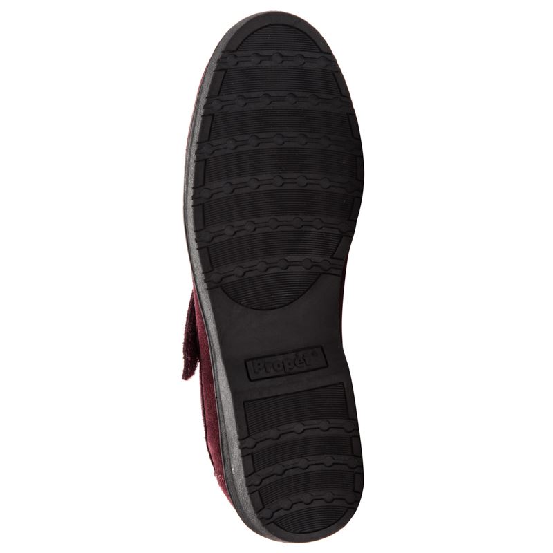 Propet Shoes Women's Ladybug-Wine Suede