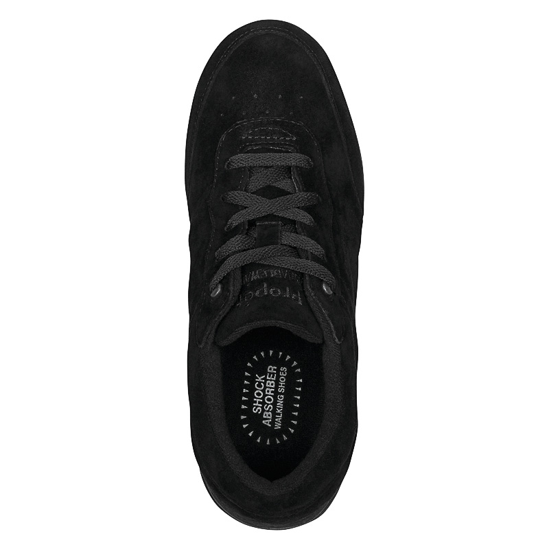 Propet Shoes Women's Washable Walker-SR Black Suede - Click Image to Close