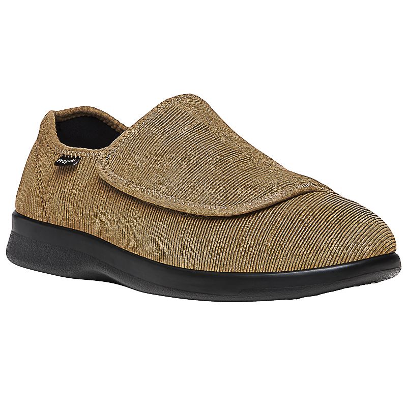 Propet Shoes Men's Cush'N Foot-Sand Corduroy