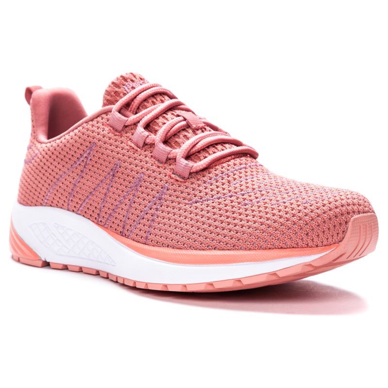 Propet Shoes Women's Tour Knit-Dark Pink - Click Image to Close