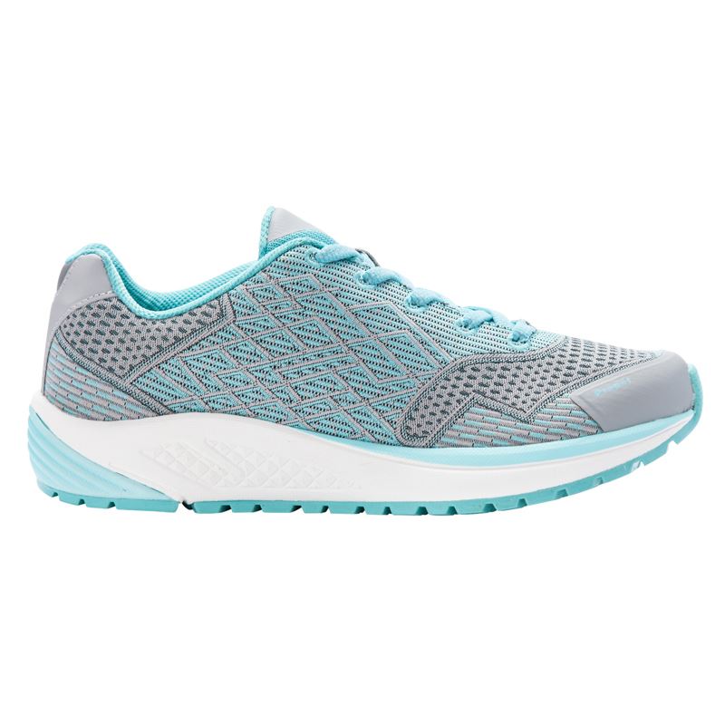 Propet Shoes Women's Propet One-Grey/Mint