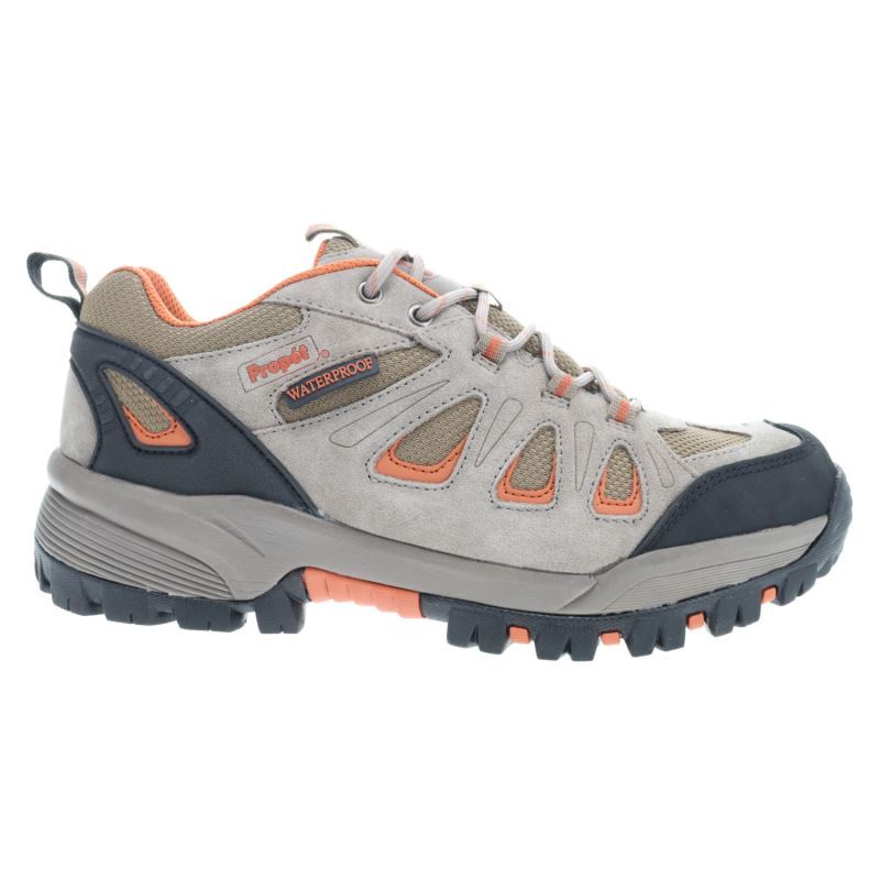 Propet Shoes Men's Ridge Walker Low-Gunsmoke/Orange - Click Image to Close