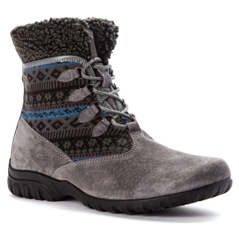 Propet Shoes Women's Delaney Alpine-Grey - Click Image to Close