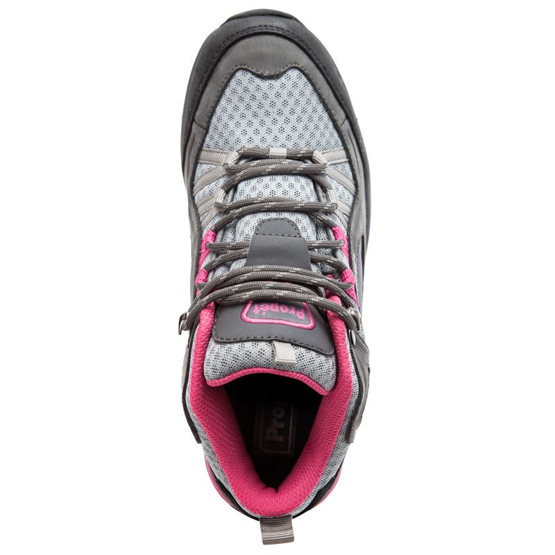 Propet Shoes Women's Propet Peak-Grey/Berry