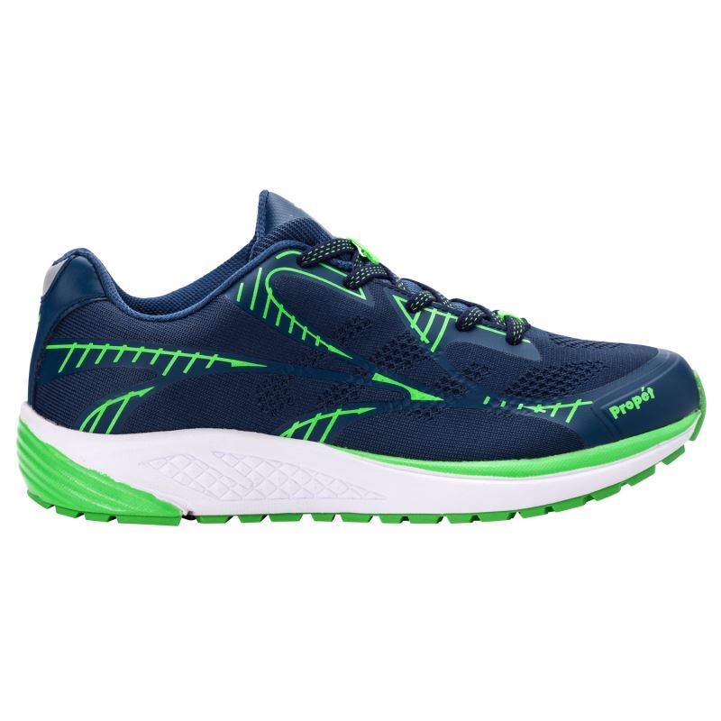 Propet Shoes Men's Propet One LT-Navy/Lime