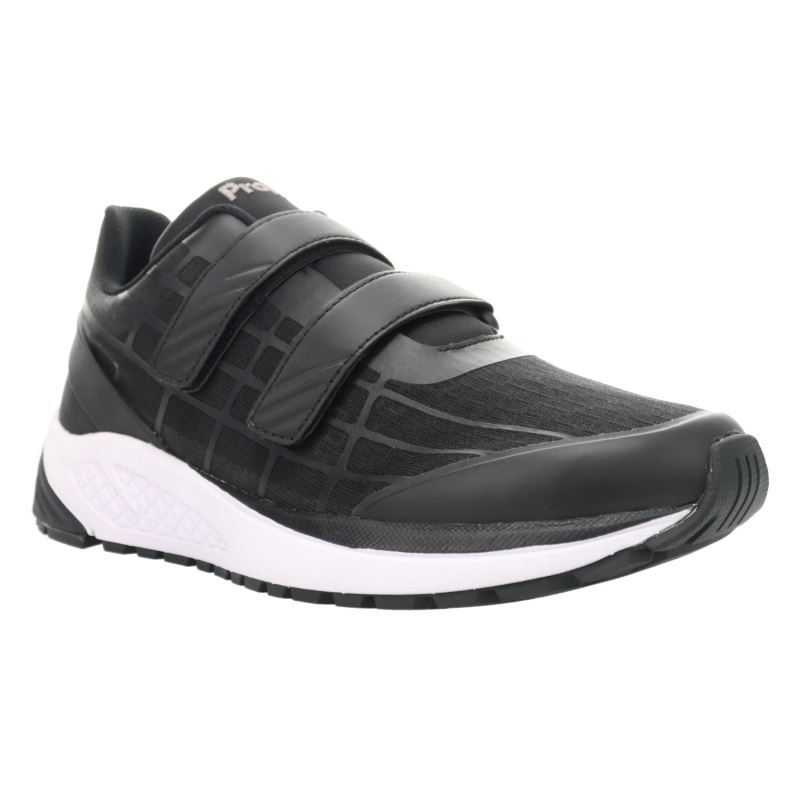 Propet Shoes Women's Propet One Twin Strap-Black/Grey