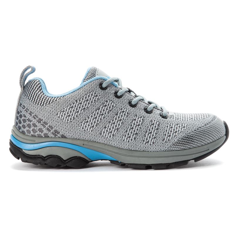 Propet Shoes Women's Petra-Lt Grey/Lt Blue - Click Image to Close