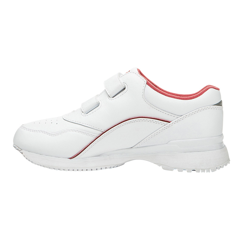 Propet Shoes Women's Tour Walker Strap-White/Berry - Click Image to Close