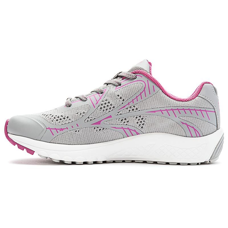 Propet Shoes Women's Propet One LT-Grey/Berry - Click Image to Close