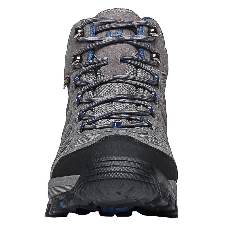 Propet Shoes Men's Ridge Walker-Grey/Blue - Click Image to Close