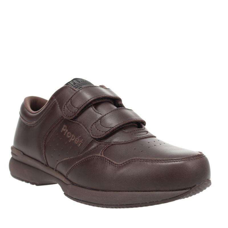 Propet Shoes Men's LifeWalker Strap-Brown