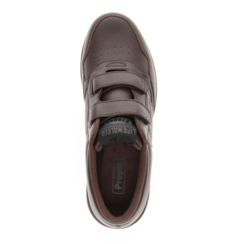 Propet Shoes Men's LifeWalker Strap-Brown - Click Image to Close