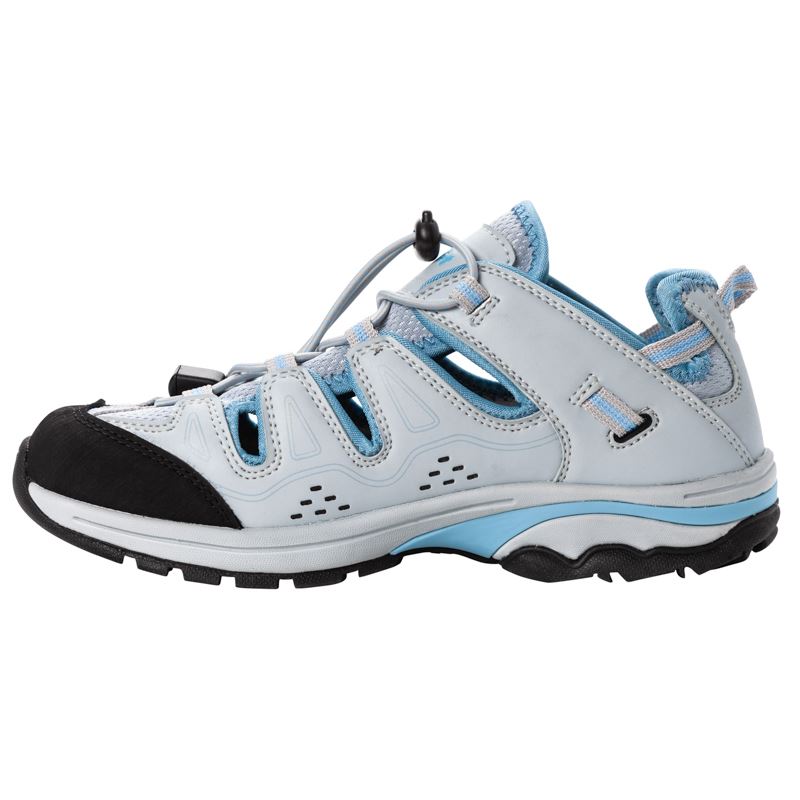 Propet Shoes Women's Piper-Lt Grey/Lt Blue - Click Image to Close