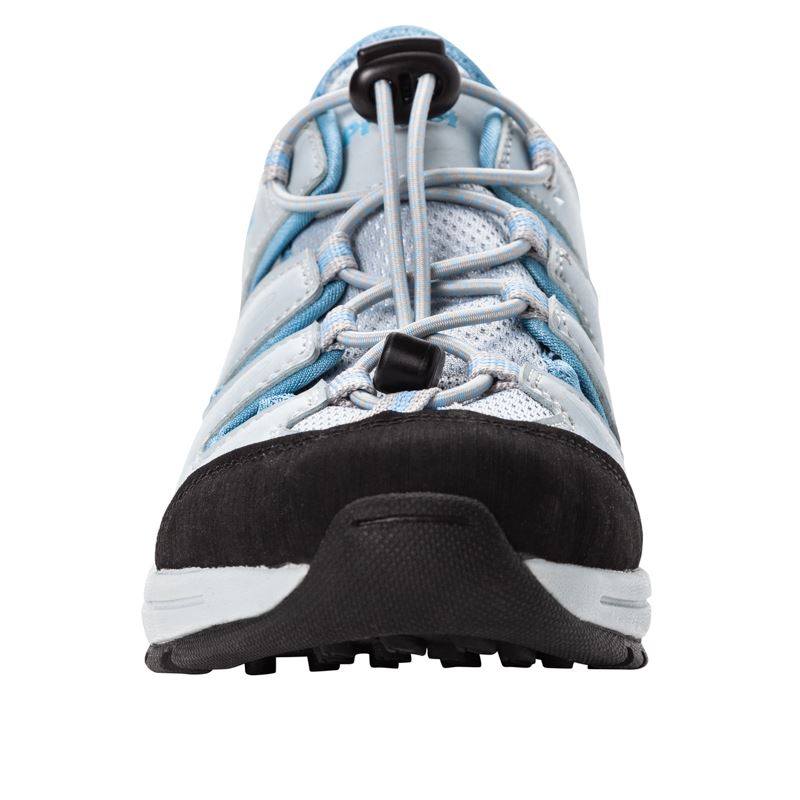 Propet Shoes Women's Piper-Lt Grey/Lt Blue - Click Image to Close