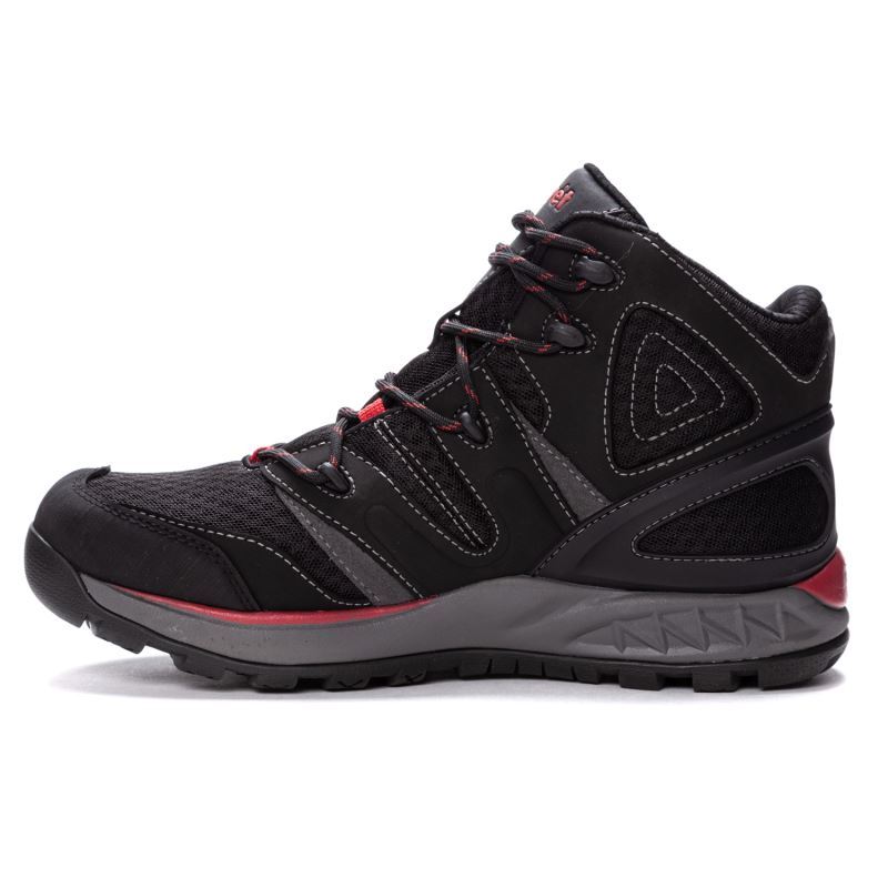 Propet Shoes Men's Veymont-Black/Red