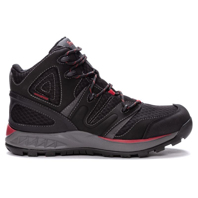 Propet Shoes Men's Veymont-Black/Red