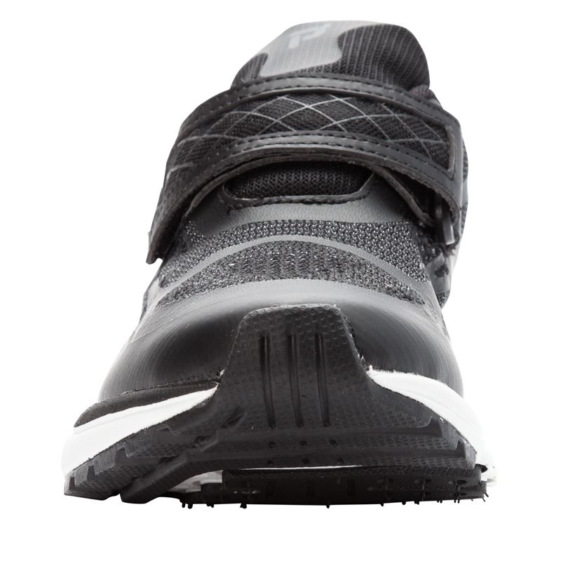 Propet Shoes Women's Propet One Strap-Black/Dk Grey