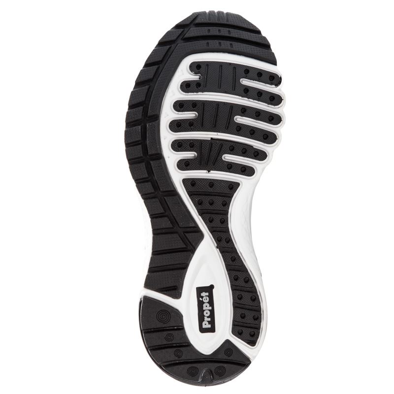 Propet Shoes Women's Propet One Strap-Black/Dk Grey - Click Image to Close