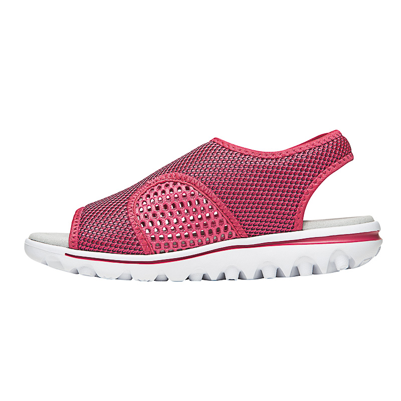 Propet Shoes Women's TravelActiv SS-Red/Black - Click Image to Close