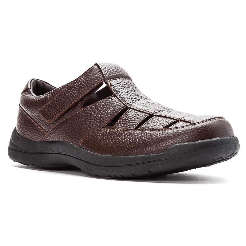 Propet Shoes Men's Bayport-Brown - Click Image to Close