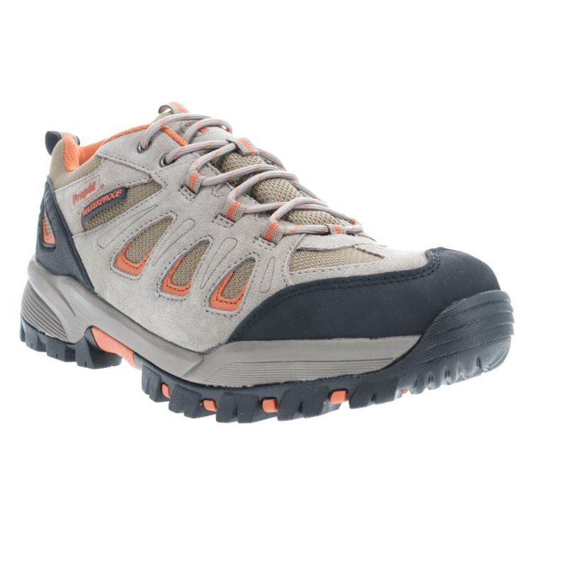 Propet Shoes Men's Ridge Walker Low-Gunsmoke/Orange - Click Image to Close