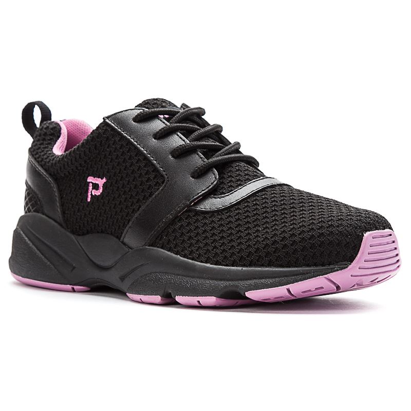 Propet Shoes Women's Stability X-Black/Berry - Click Image to Close