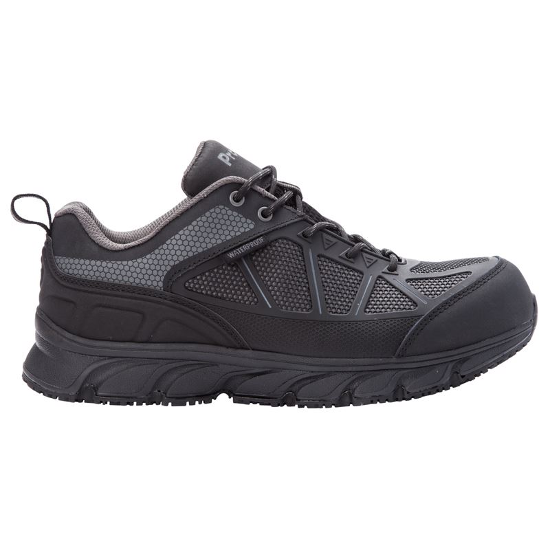 Propet Shoes Men's Seeley-Dark Grey/Black