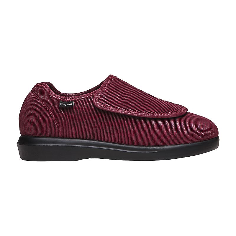 Propet Shoes Women's Cush'n Foot-Merlot Corduroy