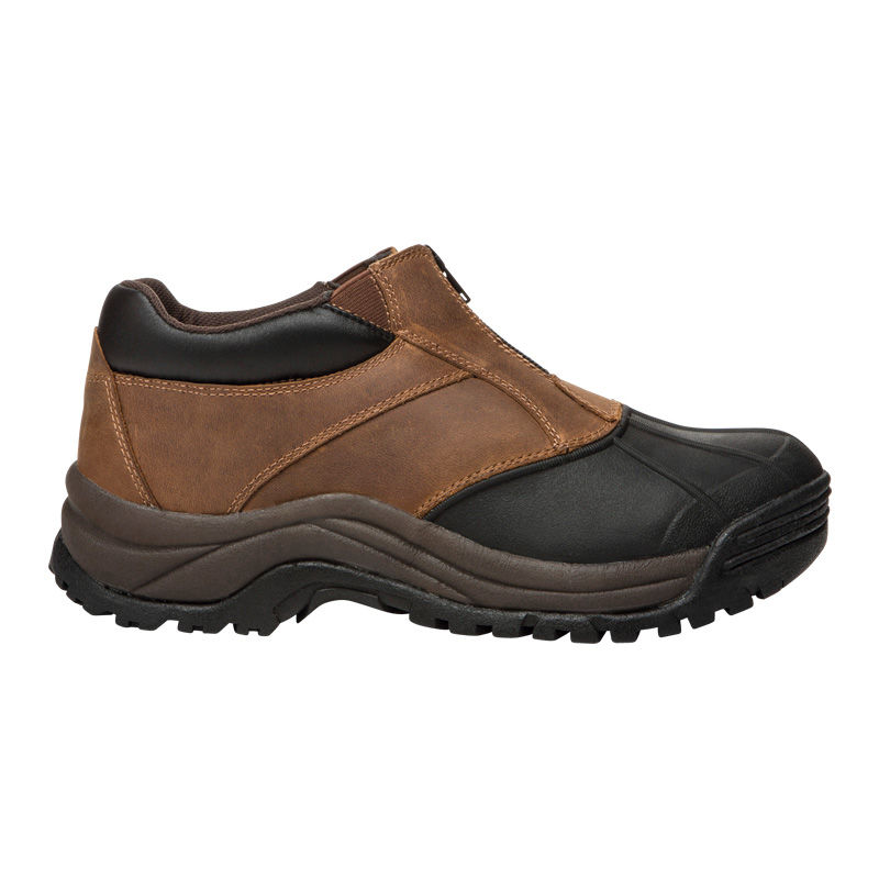 Propet Shoes Men's Blizzard Ankle Zip-Brown/Black - Click Image to Close
